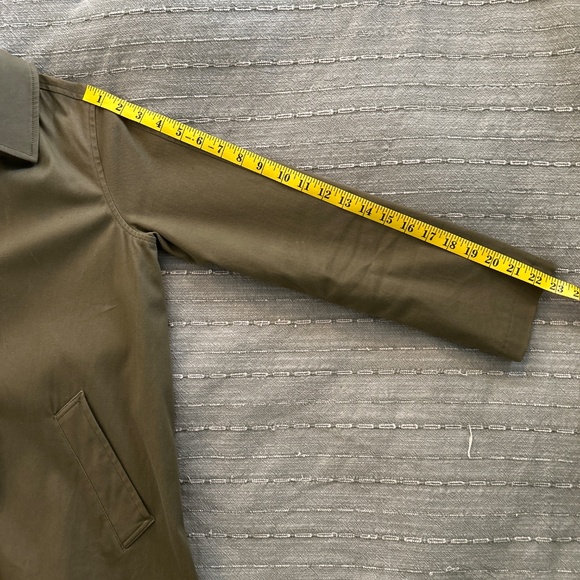 Everlane The Mac Coat Green Base - Size 0 - Picture 10 of 12